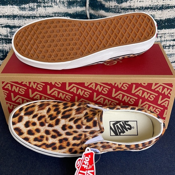 Vans Classic Slip-On Leopard Black/True White WMNS - Picture 4 of 16